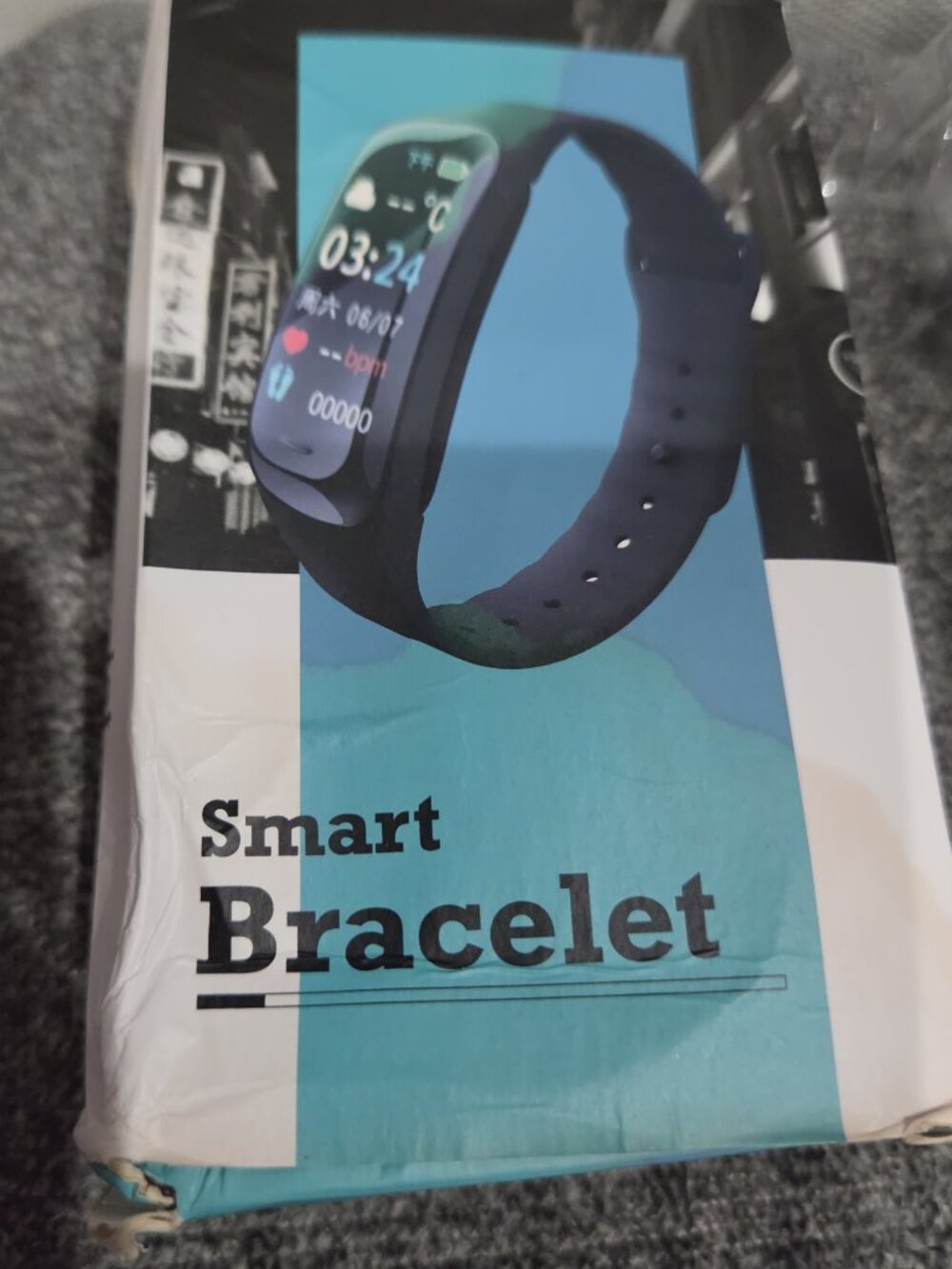 Black Smart Bracelet Watch Health Activity Fitness Tracker For Men Women-NEW